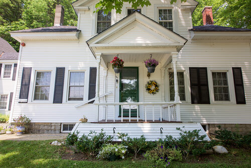 %%Harrisville Inn Bed & Breakfast%%, Harrisville, NH; One Night Stay for Two with Breakfast; No expiration date; The Inn was built in 1842. It retains the warmth and charm of simpler times and features five guest rooms with private baths, all individually decorated with antiques and luxury linens. We are located in historic Harrisville, the only entire village to be designated a historic district, in the diverse Monadnock Region, often called the quiet corner of NH. In this region there are endless opportunities for outdoor activities, antiquing, theater, shopping and dining. Travel back to a simpler time and visit the Harrisville Inn under the ancient maples. https://harrisvilleinn.com/