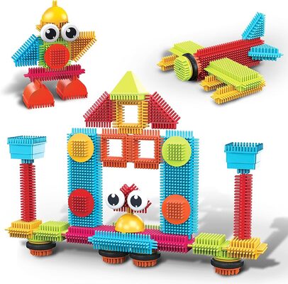 %%Picasso Toys Hedgehog Block Building Construction Toy Set%%, Donated by the Boudreau family; Brand new in box; Ages 3+; 41 pieces; Easy interlocking connectivity and simple to disconnect; Each piece of Hedgehog shape blocks is manufactured with high-quality, toxic-free, and safe materials.