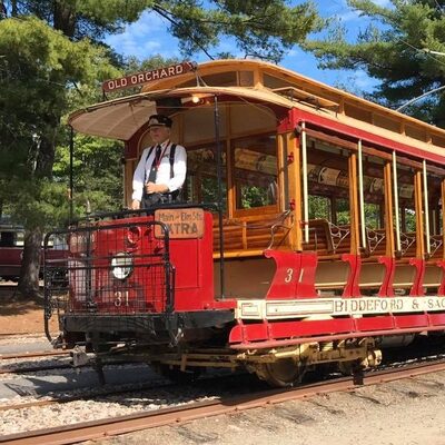 %%Seashore Trolley Museum%%, Kennebunkport, ME; Family Pass; Free all-day admission for a family (2 adults and 3 children); Expires 10/31/25; Not valid for special museum events. Collection contains over 250 transit vehicles, most of them trolleys, from all over the US, Canada, and many other countries; Oldest and largest electric railway museum in the world; Visitors can ride the different trolleys throughout the day as many times as they like. https://trolleymuseum.org/