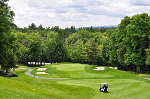 %%Eastman Golf Links%%, Grantham, NH; Round of Golf for Two with use of Golf Cart; Expires 10/31/24; Situated on 3,700 environmentally-protected acres of woodland within an exceptional, four-season recreational and residential community; Eighteen-hole course. https://eastmangolflinks.com/