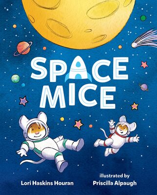 %%Autographed Copy of SPACE MICE%%, Donated and signed by illustrator Priscilla Alpaugh; Hardcover; When two hungry mice spot a giant yellow ball of cheese in the night sky, they get right to work building a rocket ship so they can take a big bite out of that glowing full moon. After sailing through starry skies, the mice arrive at the feast of their dreams-and soon the moon isn't so full anymore! Simple, rhythmic text makes this a great read-aloud for future astronauts. http://www.lorihaskinshouran.com/