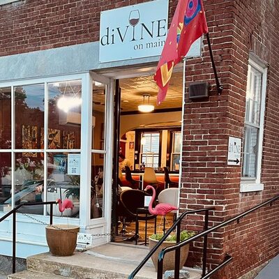 %%diVINE on Main%%, Peterborough, NH; Gift Certificate; Not your ordinary wine bar. Extensive wine list, 'secret' beer menu, delicious small plates and comfy seating. Wine-themed gift shop. Perfect place to sip, snack, repeat. https://www.divineonmain.com/divine-on-main-wine-bar